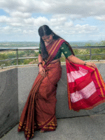 Pure Handloom Ilkal Saree - Image 2