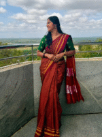 Pure Handloom Ilkal Saree - Image 3