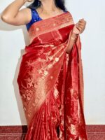 Banarasi Silk Zari Woven Saree - Image 2